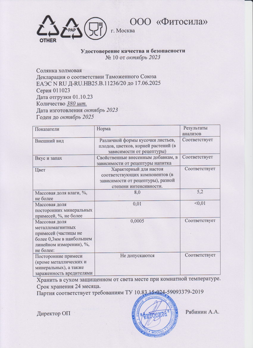 Паспорт №011023